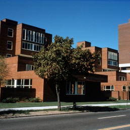 Undergraduate Housing (Next House Dormitory) at MIT in Cambridge, Massachussetts by architect Jose Luis Sert