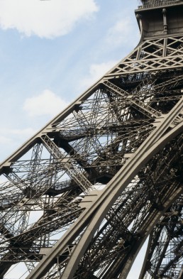 Eiffel Tower in Paris, France by architects Eiffel & Cie, Maurice Koechlin, Émile Nougier