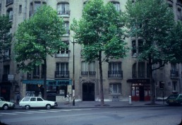 Rue La Fontaine apartment complex in Paris, France by architect Hector Guimard
