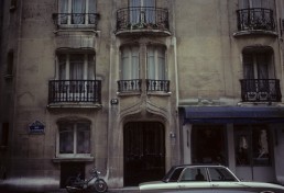 Rue La Fontaine apartment complex in Paris, France by architect Hector Guimard