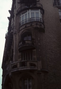 Jassede apartment building in Paris, France by architect Hector Guimard