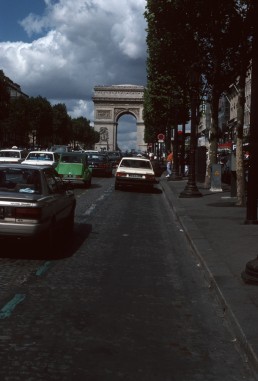 Arc de Triomphe in Paris, France by architect Jean Chalgrin