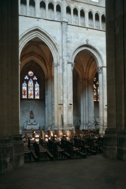 Vézelay Abbey in Vézelay, France