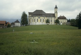 Pilgrimage Church of Wies in Steingaden, Germany by architect Dominikus Zimmermann
