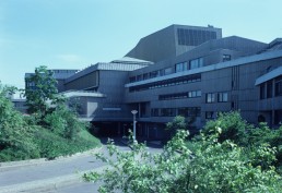 State Library in Berlin, Germany by architects Hans Scharoun, Edgar Wisniewski