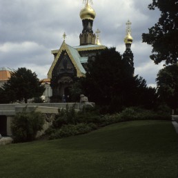 Russian Orthodox Church of St. Mary Magdalene in Darmstadt, Germany by architect Leon Benois