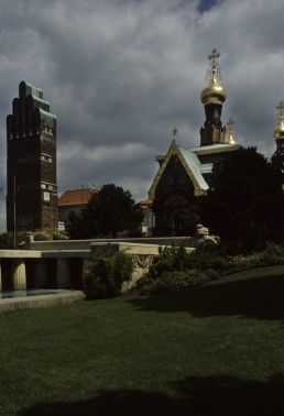 Russian Orthodox Church of St. Mary Magdalene in Darmstadt, Germany by architect Leon Benois