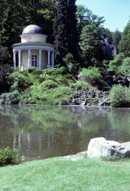 Temple of Apollo (Bergpark Wilhelmshohe) in Kassel, Germany by architect Heinrich Christoph Jussow