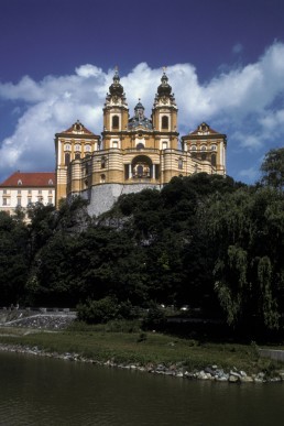 Melk Abbey in Melk, Austria by architect Jakob Prandtauer