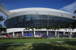 American Airlines Arena in Miami, Florida by architects Arquitectonica, HOK