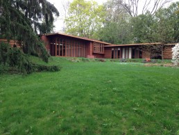 Herbert and Katherine Jacobs House in Madison, Wisconsin by architect Frank Lloyd Wright