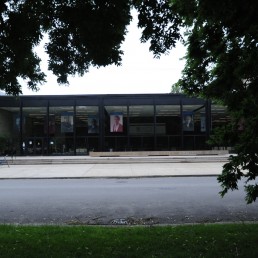 S. R. Crown Hall in Chicago, Illinois by architect Mies van der Rohe