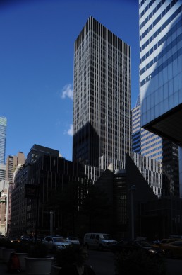 Seagram Building in New York, New York by architect Mies van der Rohe