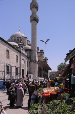 Yeni Cami (New Mosque) in Istanbul, Turkey by architects Davud Aga, Mustafa Aga, Dalgic Ahmed Cavus