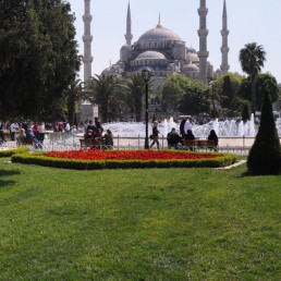 Mosque of Sultan Ahmed (Blue Mosque) in Istanbul, Turkey