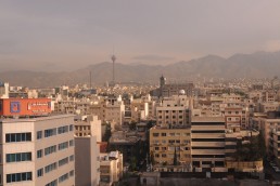 Tehran skyline in Tehran, Iran