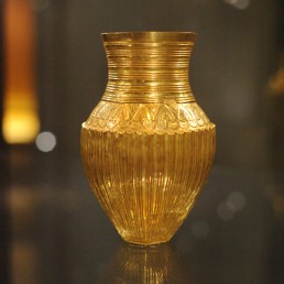 Gold vessels in Tehran, Iran