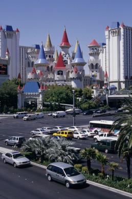 Excalibur Hotel Casino Las Vegas in Las Vegas, Navada by architect Veldon Simpson