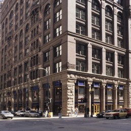 Rookery Building in Chicago, Illinois by architects Frank Lloyd Wright, John Welborn Root, Daniel Burnham