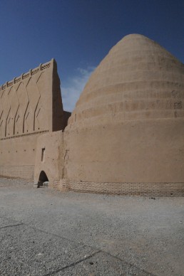 Kerman city walls in Kerman, Iran