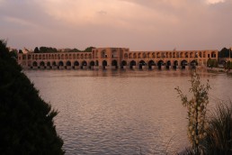 Khaju Bridge in Isfahan, Iran