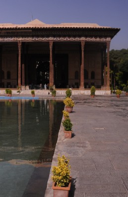 Palace of the 40 columns in Isfahan, Iran
