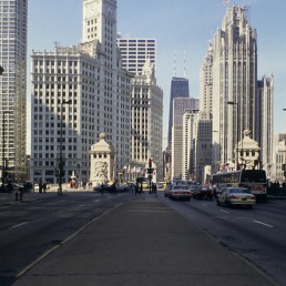 Tribune Tower in Chicago, Illinois by architects John Mead Howells, Raymond Mathewson Hood