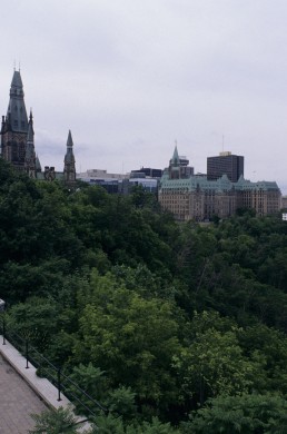 Parliament Hill in Ottawa, Canada by architects Augustus Laver, Thomas Fuller, Chillion Jones, John Andrew Pearson, Jean Omer Marchand
