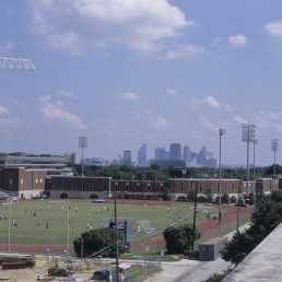 Westcott Field at Southern Methodist University in Dallas, Texas