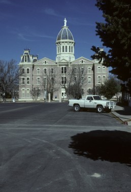 Presidio County Courthouse in Marfa, Texas by architect Alfred Giles