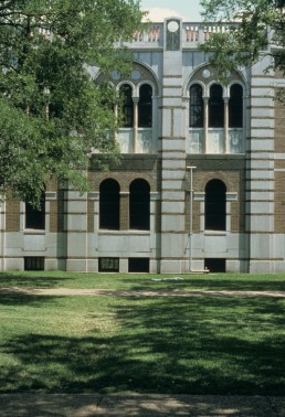Herzstein Hall at Rice University in Houston, Texas by architect Cram Goodhue and Ferguson