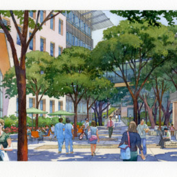 Larry Speck Page Southerland Page University of Texas at Austin Medical District Master Plan Expansion