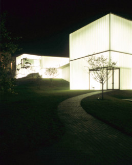 Nelson Atkins Museum Expansion Kansas City EXTERIOR NIGHT