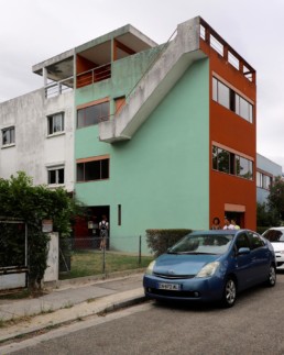 Corbusier Cité Frugès in Pessac, Refurbished Remodeled Renovated Workers Housing, Larry Speck