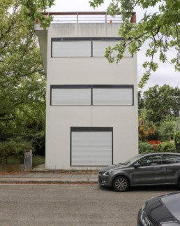 Corbusier Cité Frugès in Pessac, Refurbished Remodeled Renovated Workers Housing, Larry Speck
